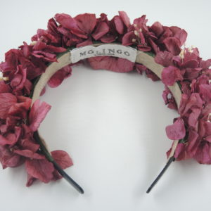 Bougainvillea hydrangea headband