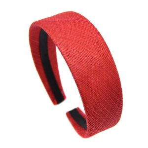 Headband Sinamay - Red