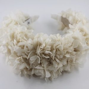 White hydrangea headband Neringa
