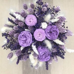 Phleum bridal bouquet
