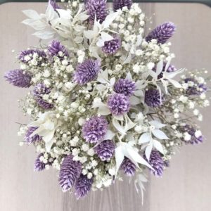 Lilac bridal bouquet