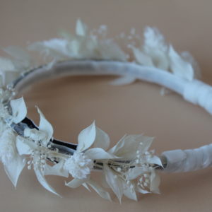 Preserved flower headband