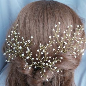 Pack of three paniculata-style hairpins