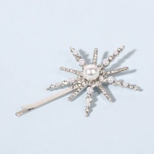 silver star bride hairpin