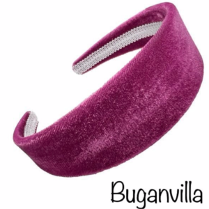 Bougainvillea velvet headband