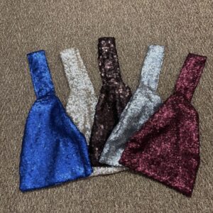 Bolso de mano india lentejuelas azul