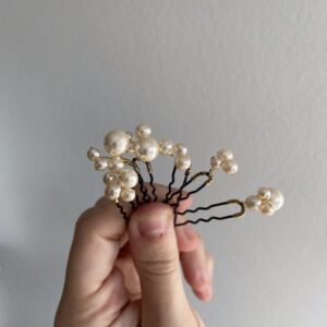 Inicio Pack 6 horquillas de perlas hechas a mano para novias